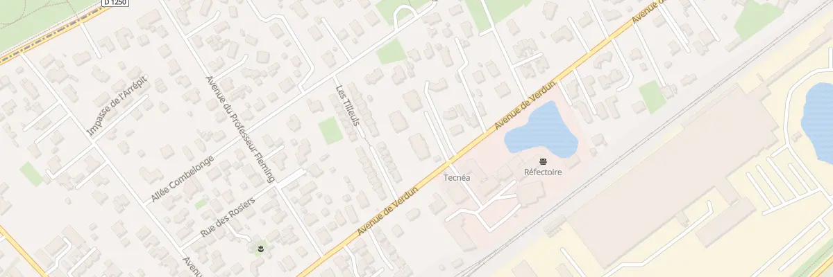 Plan du 69 Av de Verdun à Cestas