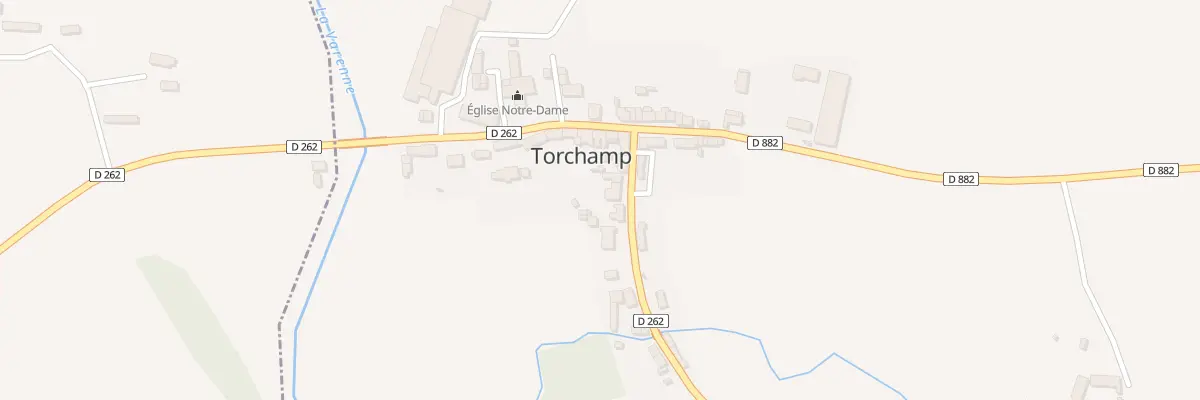 Plan du 6 Rue de la Petite Chapelle à Torchamp
