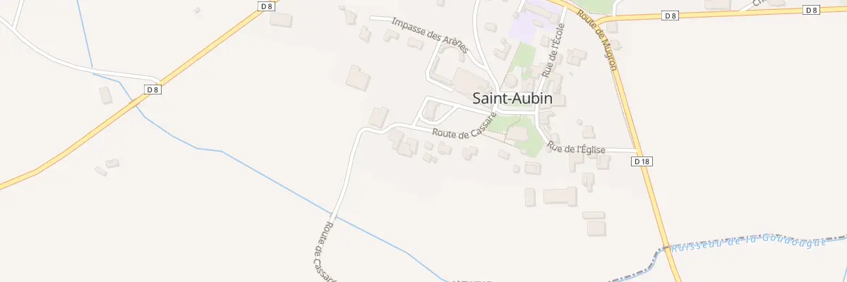 Plan du 49 Rte de Cassaré à Saint-Aubin