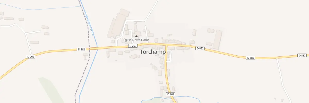 Plan du 8 Rue de l’Église à Torchamp