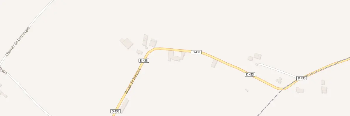Plan du 1096 Rte de Nassiet à Bonnegarde