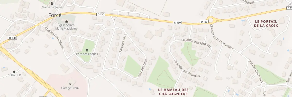 Plan du 7 Parc des Lilas à Forcé