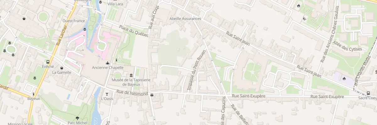 Plan du 22B Rue du Petit Rouen à Bayeux