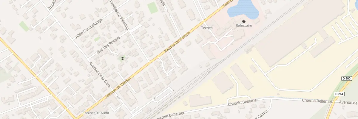 Plan du 58 Av de Verdun à Cestas