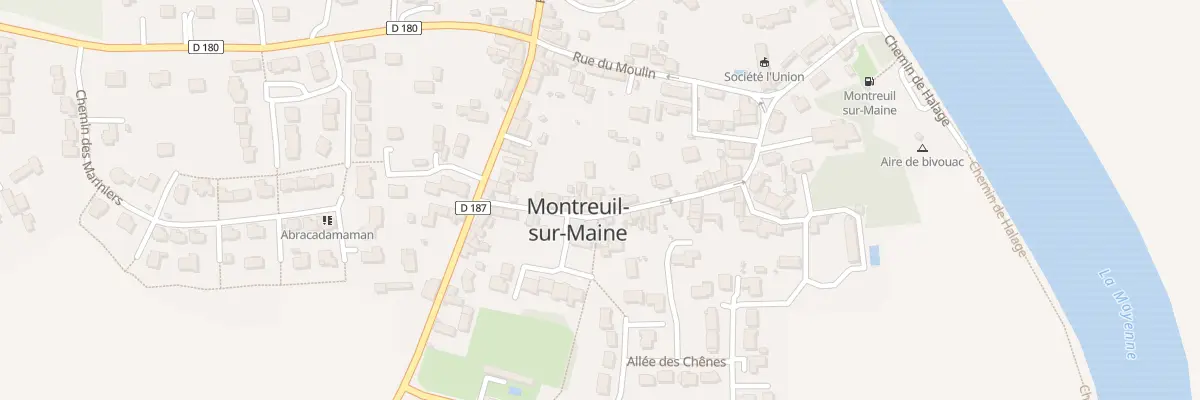 Plan du 22 Rue du Val de Maine à Montreuil-sur-Maine