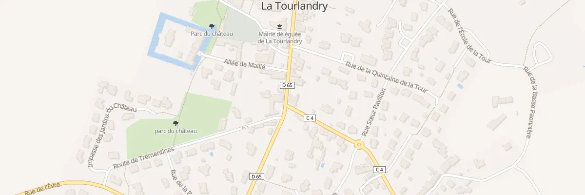 Plan du 1 Rte de Coron (Tourlandry) à Chemillé-en-Anjou