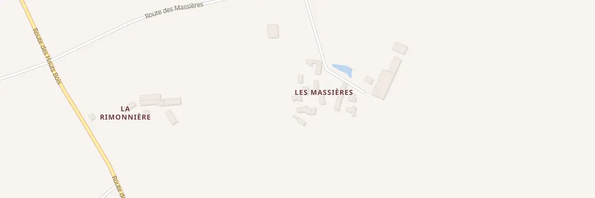 Plan du 4 Les Massieres à Sacé