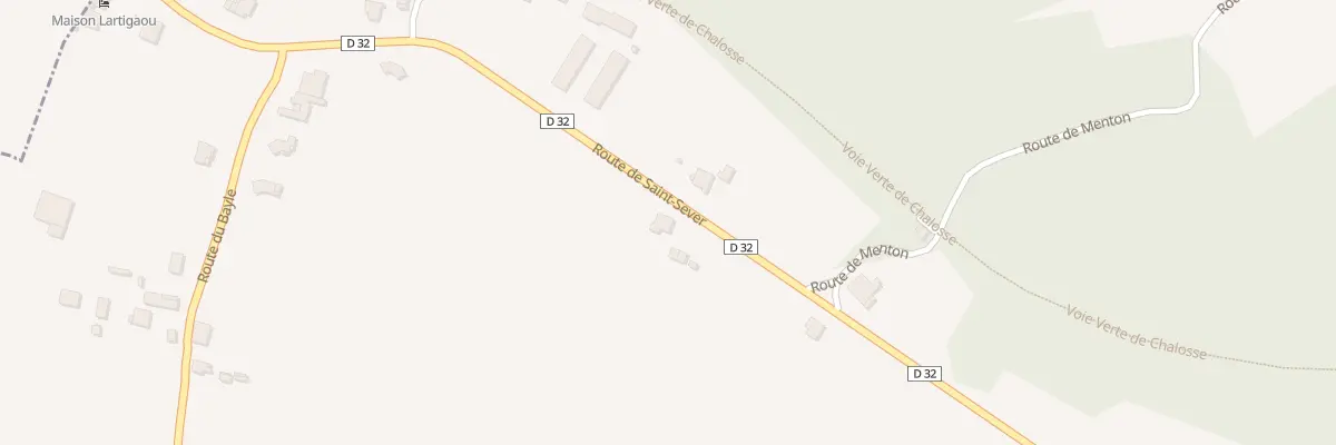 Plan du 482 Rte de Saint Sever à Hauriet