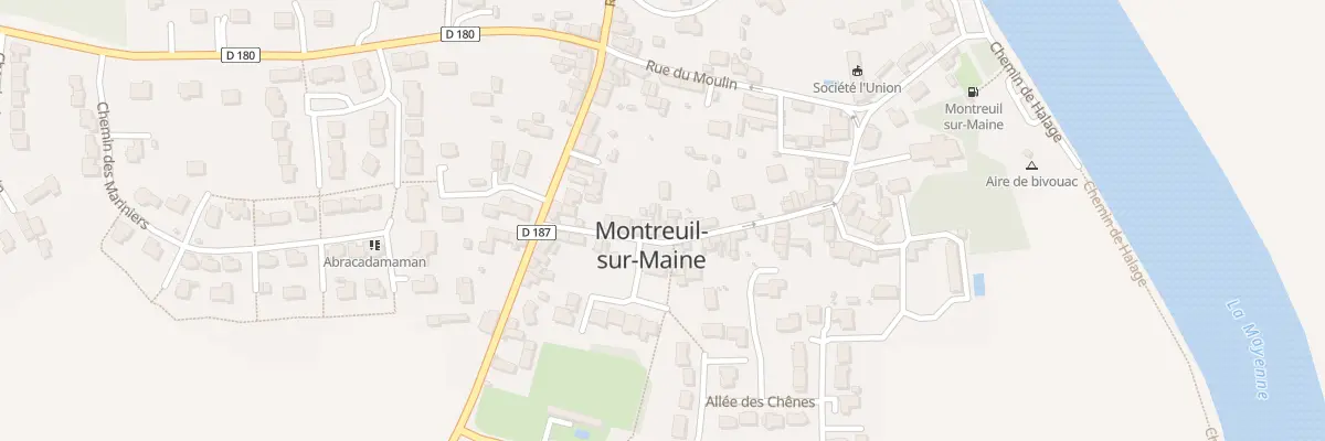 Plan du 24 Rue du Val de Maine à Montreuil-sur-Maine