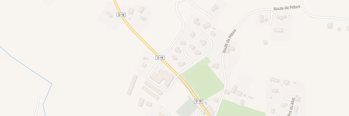 Plan du 2 Lot Coum de Haut à Saint-Aubin