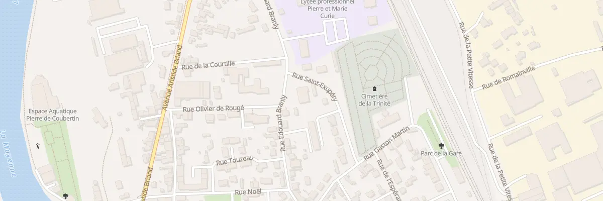 Plan du 5 Rue Edouard Branly à Château-Gontier-sur-Mayenne