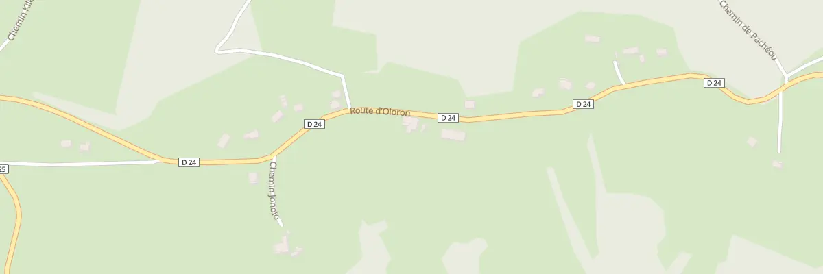 Plan du 71 Rte d’Oloron à Esquiule
