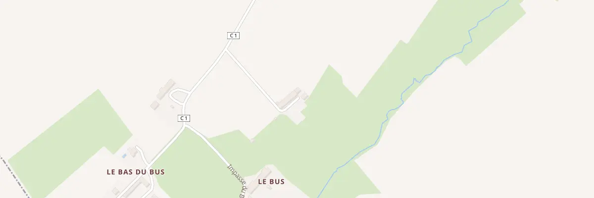 Plan du 1 Che du Bus à Tracy-Bocage