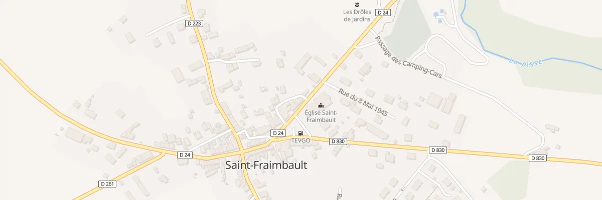 Plan du 71 Rue Saint-Denis à Saint-Fraimbault
