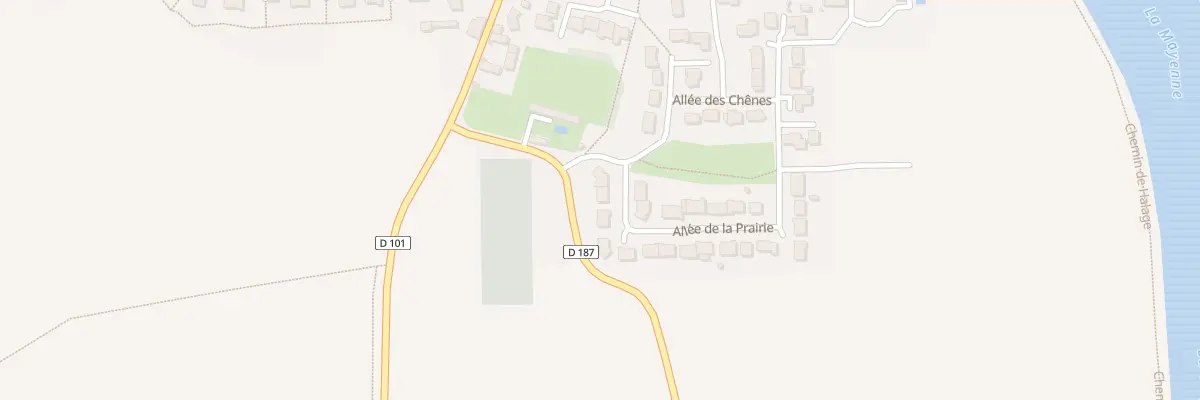 Plan du 4 All de la Prairie à Montreuil-sur-Maine