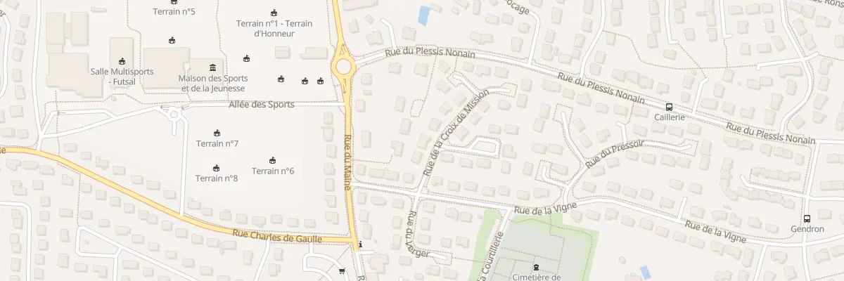 Plan du 5 Rue de la Croix de Mission à Bonchamp-lès-Laval