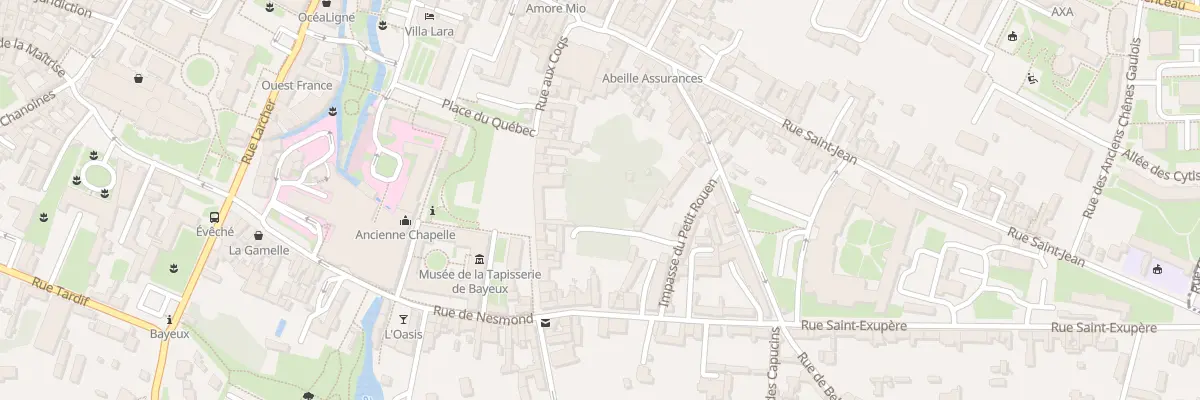 Plan du 31 Rue aux Coqs à Bayeux