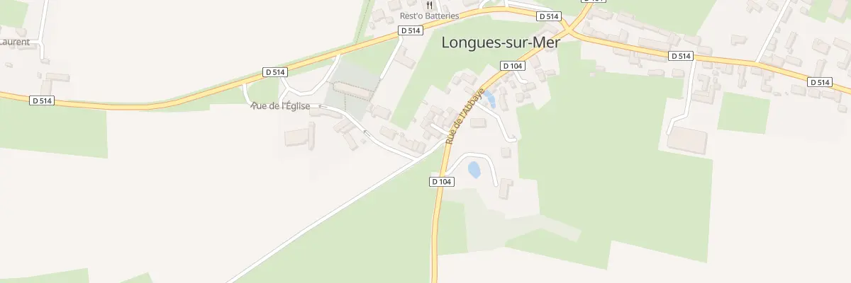 Plan du 2 Rue de l’Église à Longues-sur-Mer