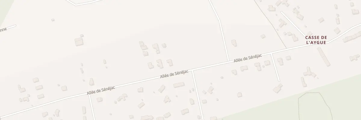 Plan du 774 All de Sénéjac au Pian-Médoc