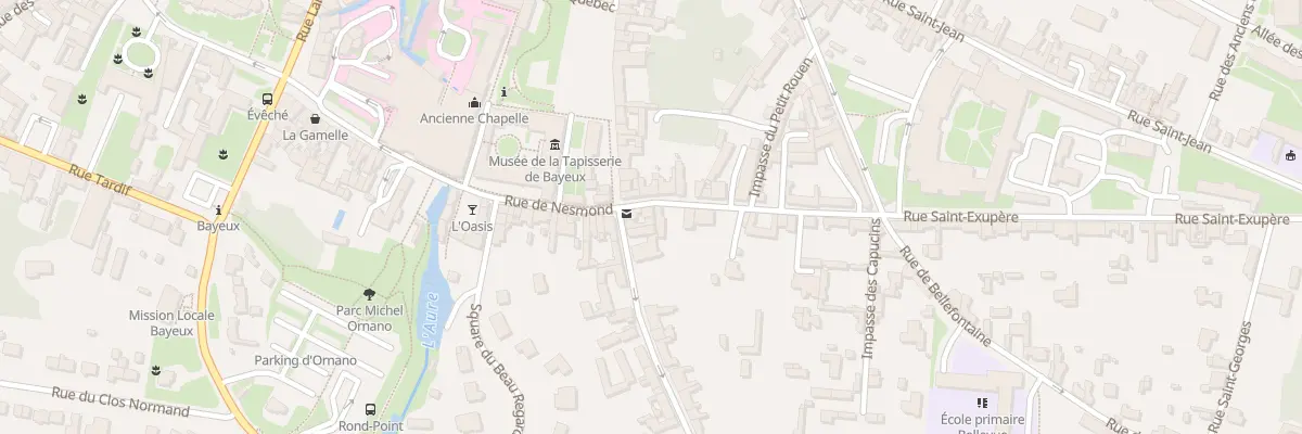 Plan du 8 Rue Saint-Exupère à Bayeux