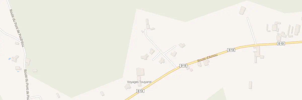 Plan de Rte d’Amou à Nassiet