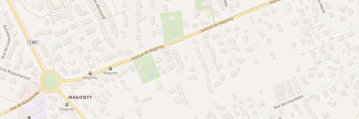Plan du 75B Av de Magonty à Pessac