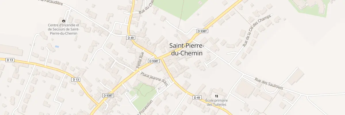 Plan du 6 Rue pierre bressuire à Saint-Pierre-du-Chemin