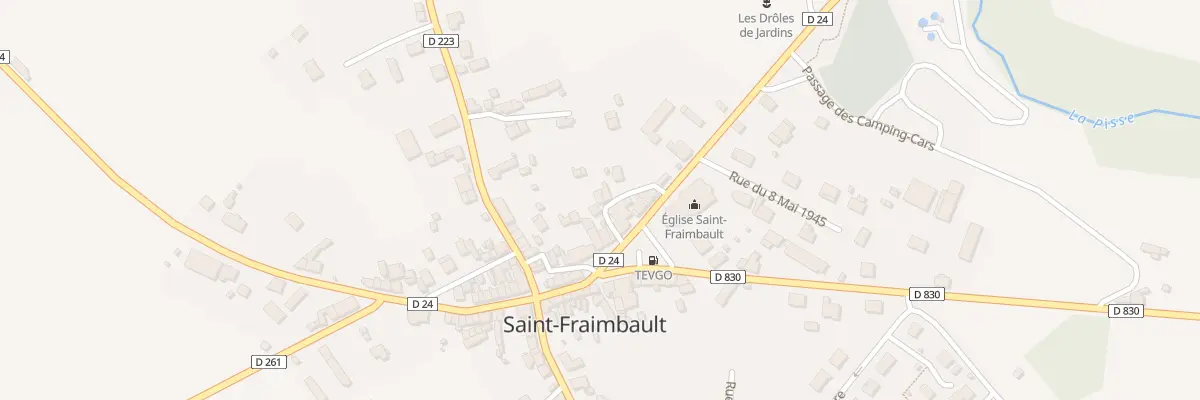 Plan du 72 Le Bourg à Saint-Fraimbault