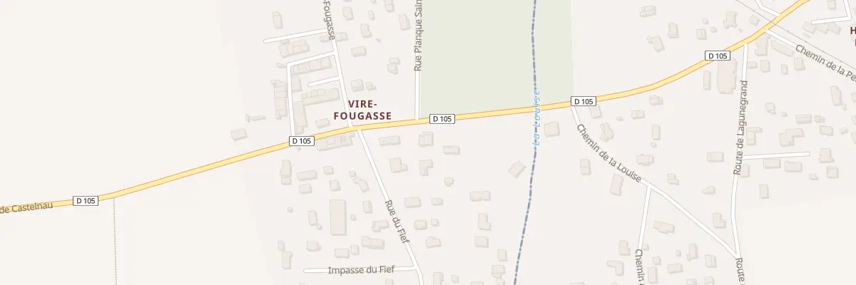 Plan du 6 Rte de Castelnau à Soussans