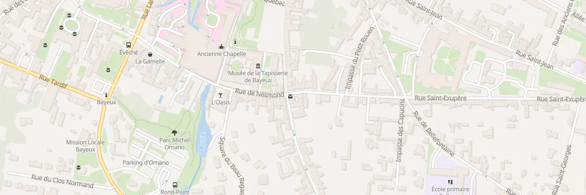 Plan du 4 Rue Saint-Exupère à Bayeux