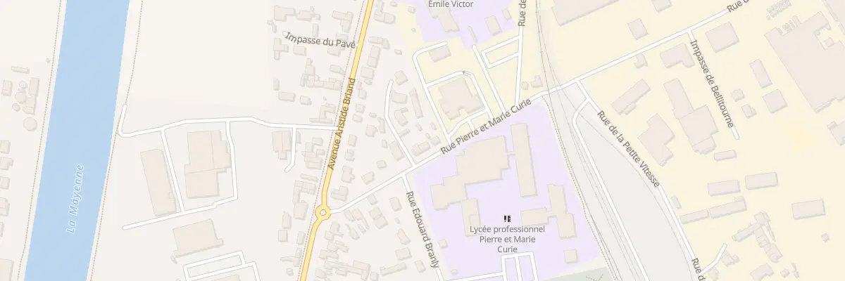 Plan du 13 Rue Pierre et Marie Curie à Château-Gontier-sur-Mayenne