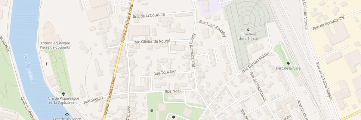 Plan du 18 Rue Edouard Branly à Château-Gontier-sur-Mayenne