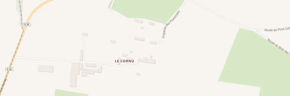 Plan du 5143 Le Cornu - Lassy à Terres de Druance