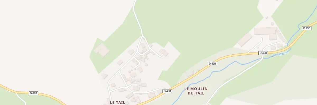 Plan du 18 Le Tail - Tardiere à Terval