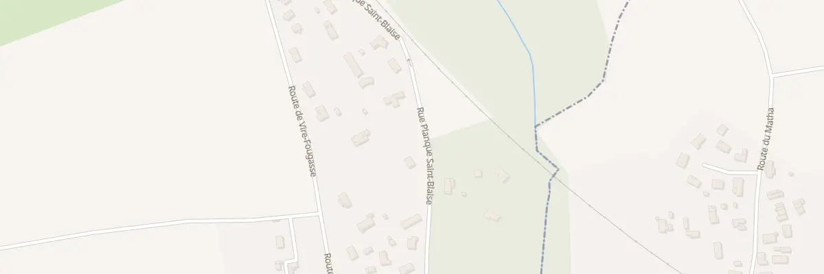 Plan du 3G Rue Planque Ste Blaise à Soussans