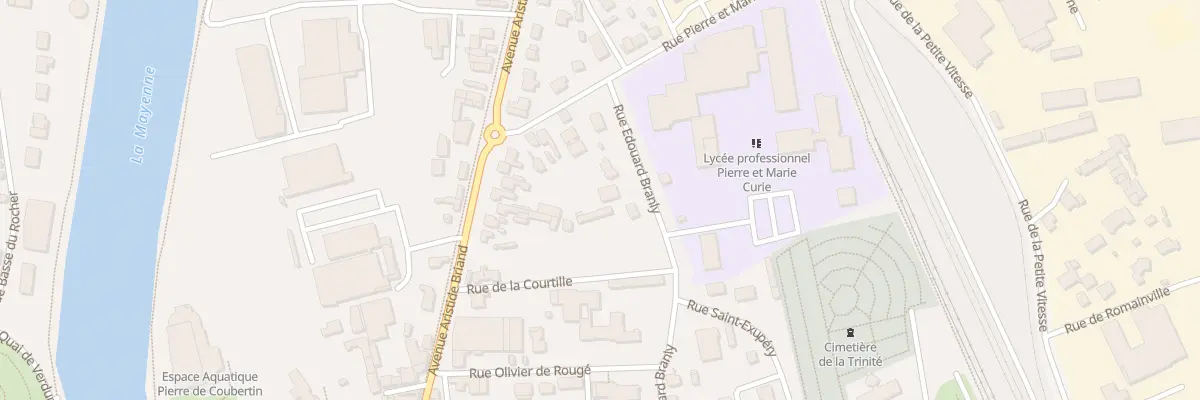 Plan du 6 Rue Edouard Branly à Château-Gontier-sur-Mayenne