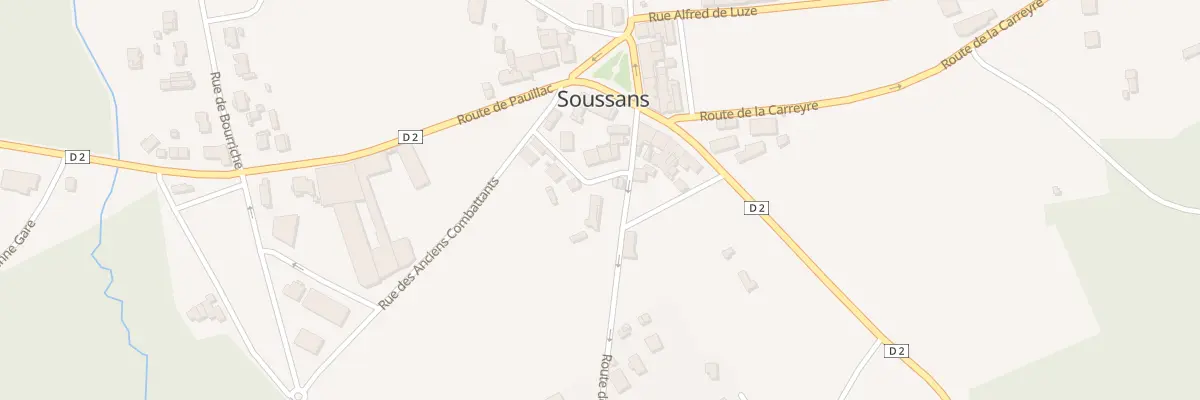 Plan du 4 Che de la Bienfaisance à Soussans