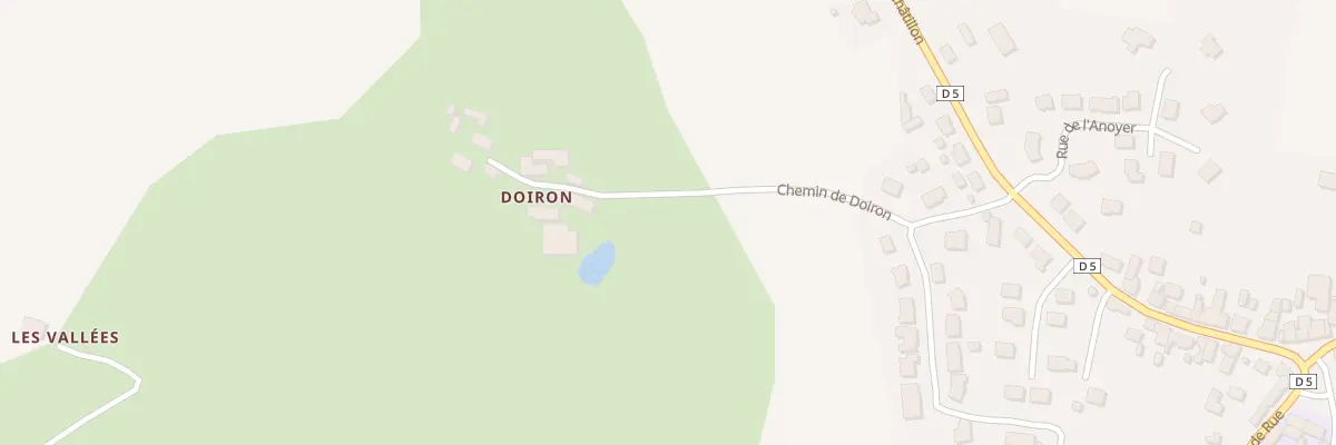 Plan du 5 Che de Doiron à Saint-Georges-Buttavent