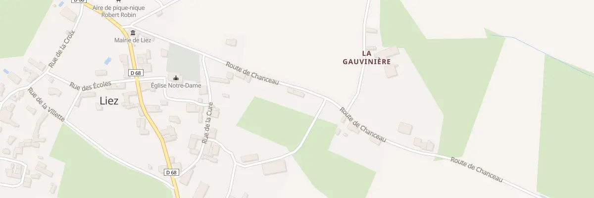 Plan du 4 Rte de Chanceau à Liez