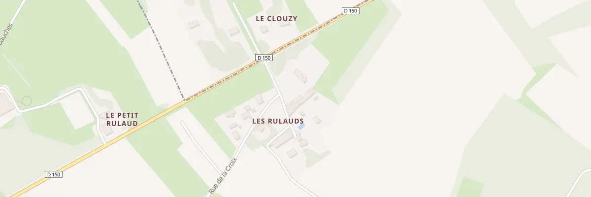 Plan du 1A Che des Rullauds à Pessines
