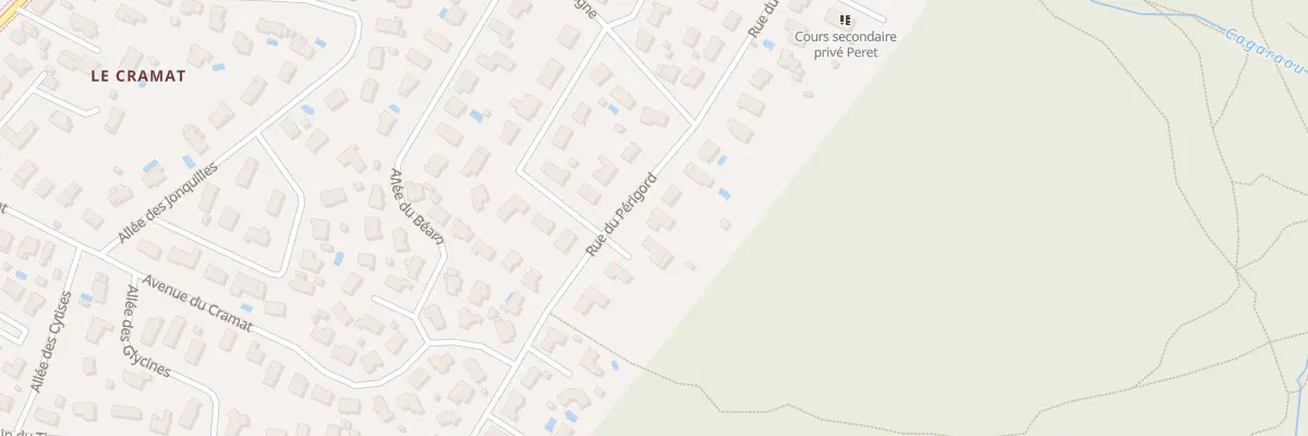 Plan du 25 Rue du Périgord à Saint-Médard-en-Jalles