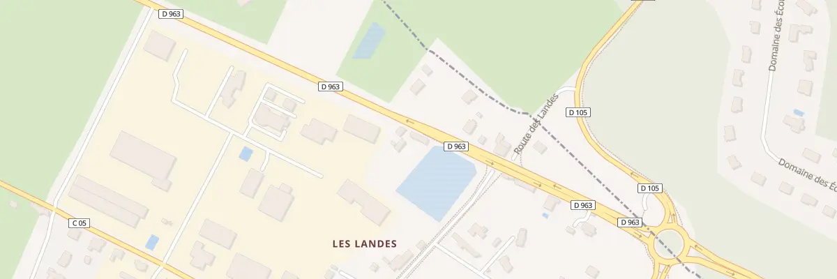 Plan du 5050 Les Landes (St Leger) à Saint-Léger-de-Linières