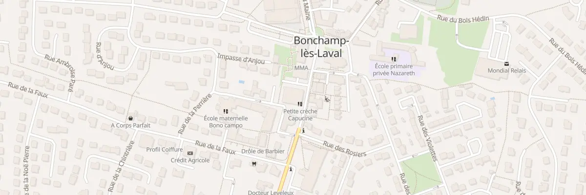 Plan du 29 Rue du Maine à Bonchamp-lès-Laval