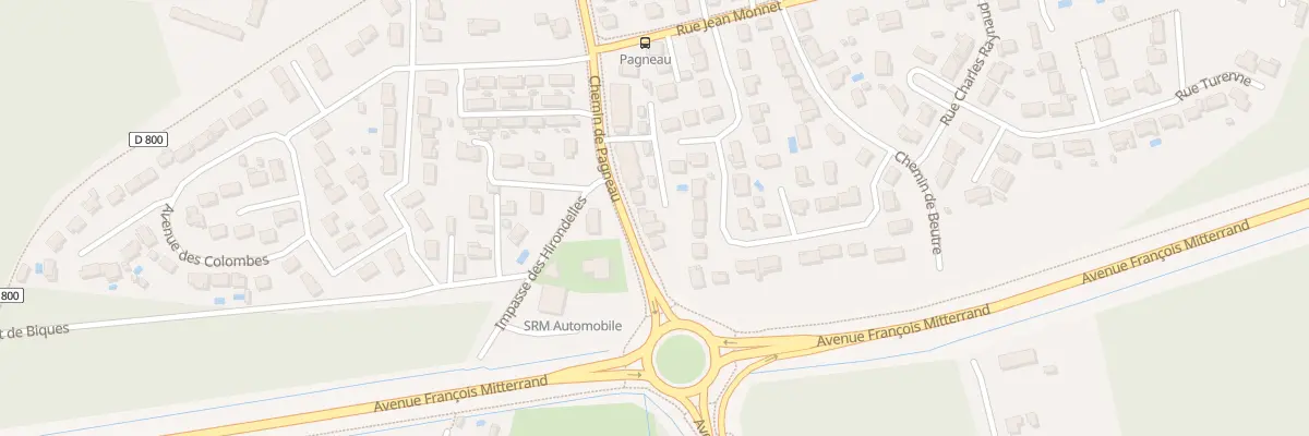 Plan du 34 Che de Pagneau à Mérignac