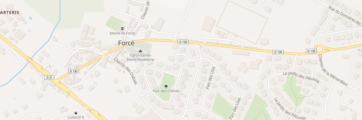 Plan du 4 Le Parc des Chênes à Forcé