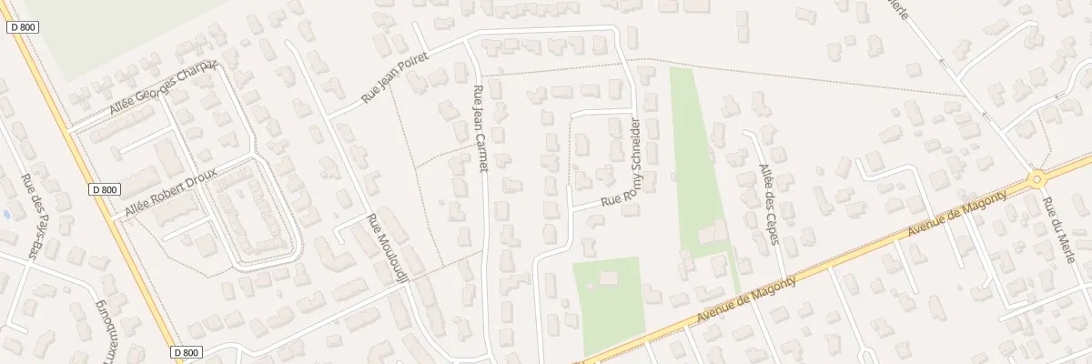 Plan du 5 Rue Romy Schneider à Pessac