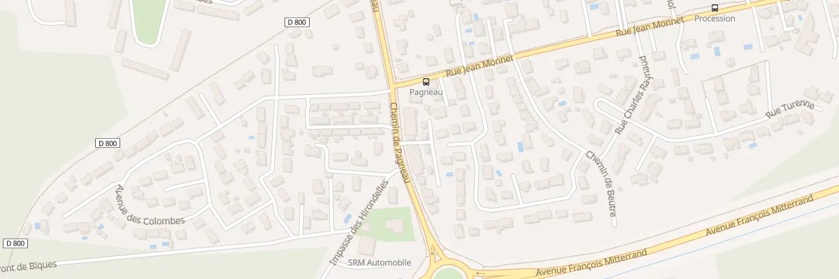 Plan du 28 Che de Pagneau à Mérignac