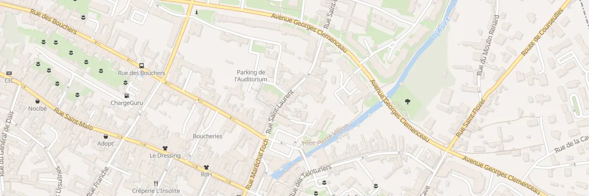 Plan du 10 Rue Saint-Laurent à Bayeux
