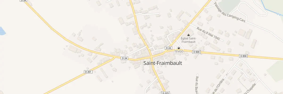 Plan du 4 Rue de la Reinière à Saint-Fraimbault