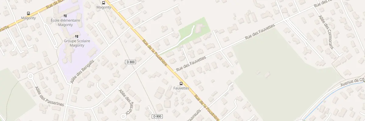 Plan du 3 Rue des Fauvettes à Pessac